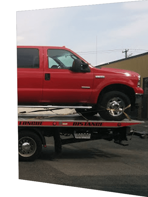 pick-up sur camion de remorquage